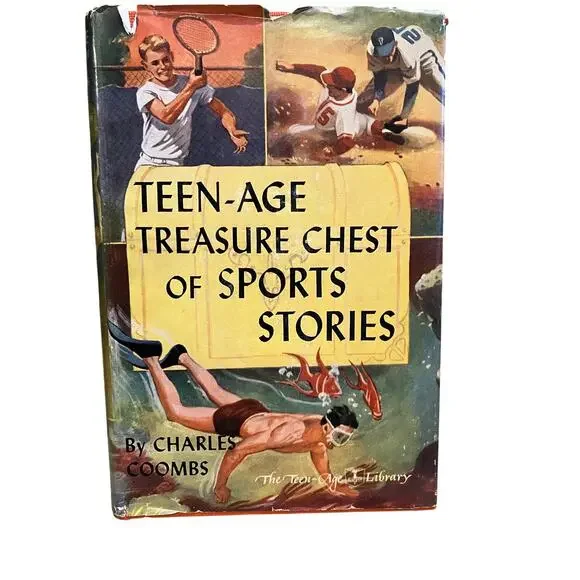 Teen-Age Treasure Chest of Sports Stories Charles Coombs‎ Vintage HC
