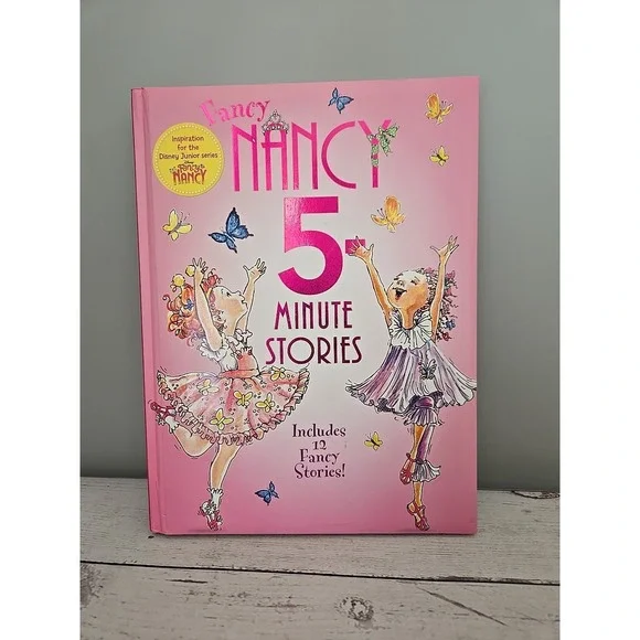 Fancy Nancy 5-Minute Stories by Jane O'Connor Hardcover Book 12 Stories in‎ One