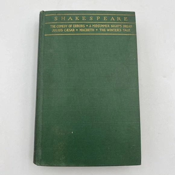 Vintage Shakespeare‎ by Douglas Bush 1935 Comedy of Errors Midsummer Caesar Etc