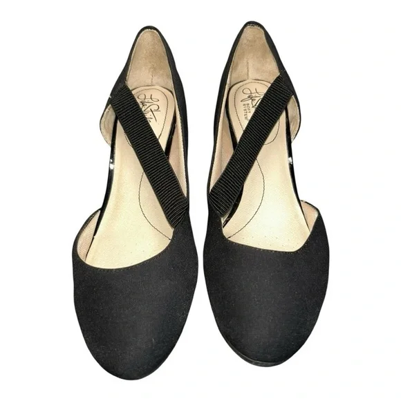 LifeStride Decisions Wedge Black Women's Shoes size 11
