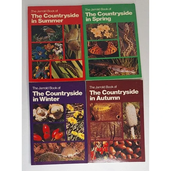 The Jarrold Book Of The Countryside Complete Set Of 4 Spring Summer Fall Winter‎