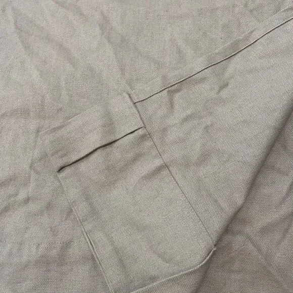 West Elm Natural Beige Curtain Panel 48