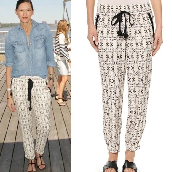 J.Crew For Born Free Patterned Joggers Sz 6