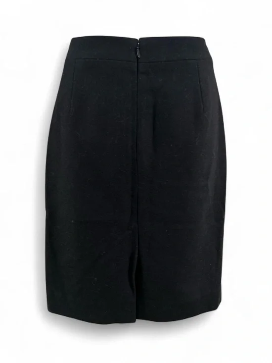 J.Crew Black Wool Blend Pencil Skirt