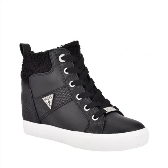 New GUESS Della Hidden Wedges Sneakers SZ 7