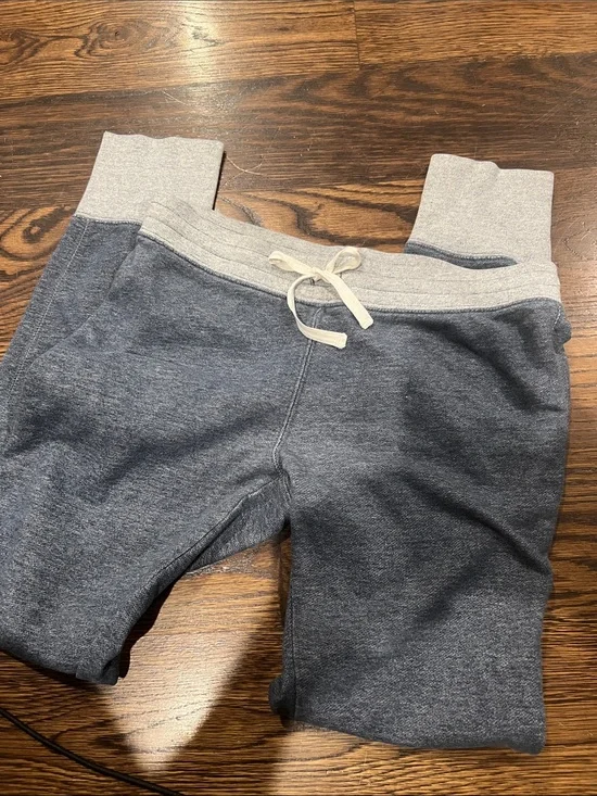 J. Crew Navy Heather Pull-On Shorts with Light Gray Waistband