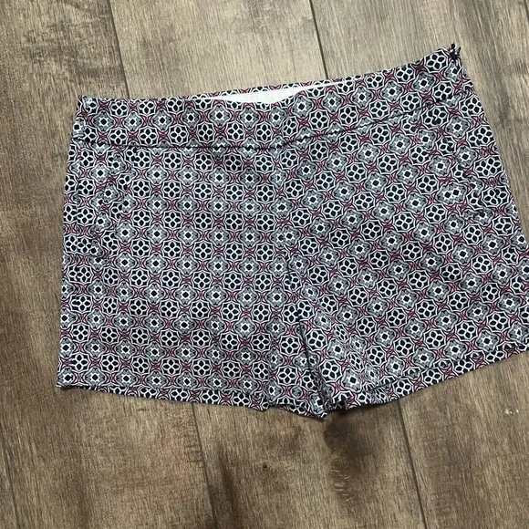 J.‎ Crew High Waist Black and White Geometric Shorts 10