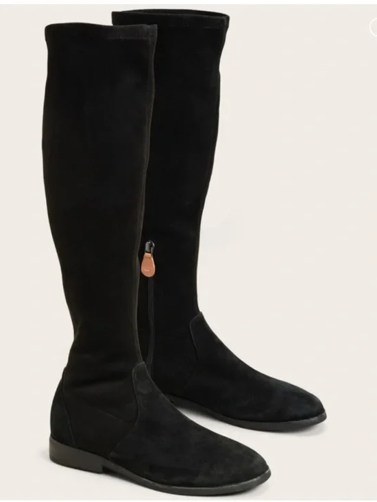 New Gentle Souls Emma Stretch Boot in Black Leather Size 8.5