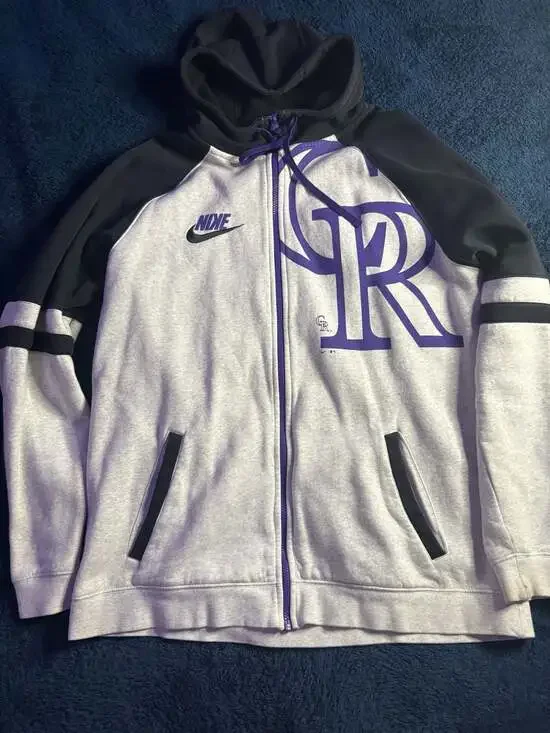 Nike MLB Genuine Merchandise Colorado Rockies Full Zip Hoodie Jacket XL