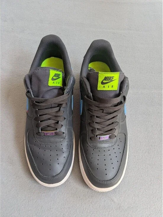 Nike Shoes Mens Size 9.5 Gray Air Force 1 Low Colorblock Sneakers DH7579-001