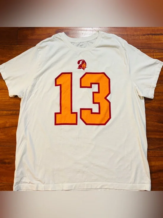 NIKE: Mike Evans Tampa Bay Buccaneers Jersey Style T-Shirt: sz XXL