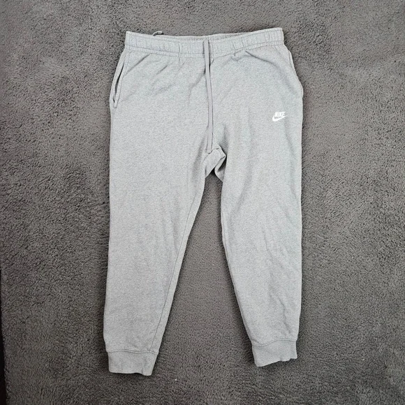 Nike Mens Large Sportswear Club Fleece Jogger Pants Grey BV2671-063