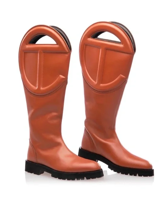 TELFAR logo boots