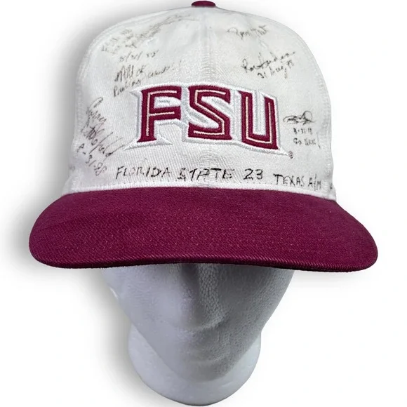 Florida State University Seminoles Nike Dri-Fit Adjustable Hat NCAA White FSU