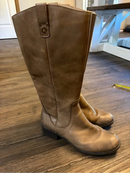 Bogs Kristina Tall Knee Boot Women's Brown Waterproof Leather Size 9 US