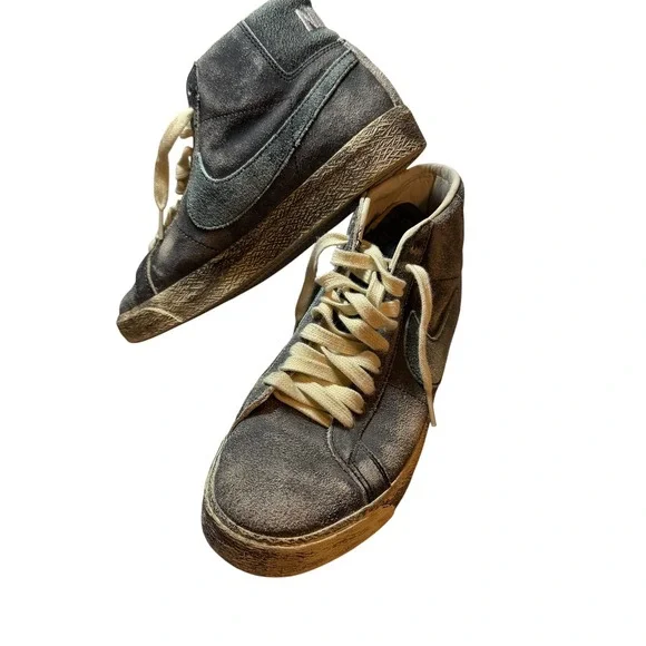 Nike Zoom Blazer Premium SB Mid Faded Black Size 9 Skate Shoe DA1839-001‎