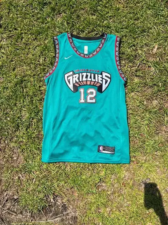 Nike Vancouver Grizzlies Ja Morant #12 Teal Swingman NBA Jersey Size 52