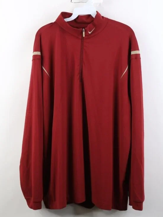 Vtg Nike Golf Mens Large Travis Scott Mini Swoosh 1/4 Zip Pullover Jacket Top