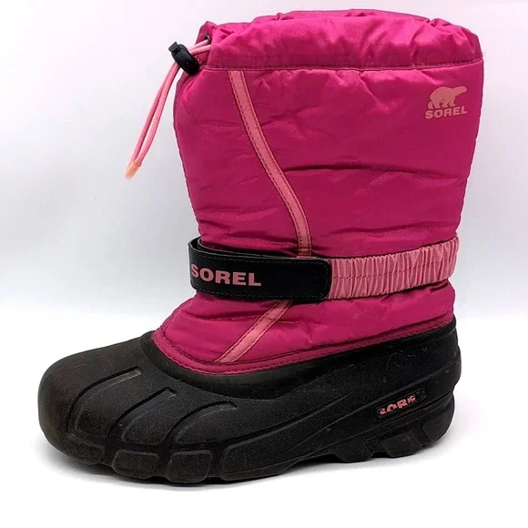 Sorel‎ Boots Womens Pink 5 Insulated Snow Winter Shoe Mid Calf Warm NY1965-684