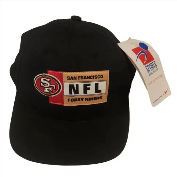 Sports Specialties by Nike Vintage Black and Red SF 49ers NFL Cap