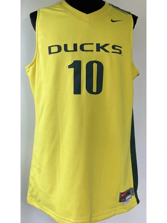 Nike Oregon Ducks Basketball Jersey Length +2 #10 Stitched Jersey Size XXL