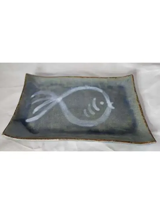 Signed Studio Pottery small tray