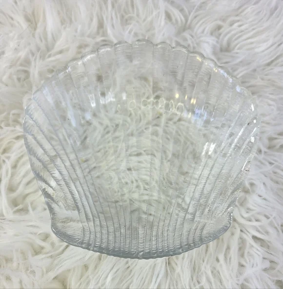 Arcoroc Seabreeze Coquillage Clear Seashell Glass Bowl