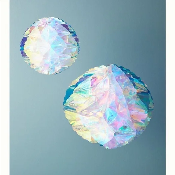 Anthropologie Iridescent Hanging Pom