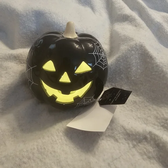 Target DISCONTINUED Halloween Black Spider Jack o' Lantern Pumpkin Light
