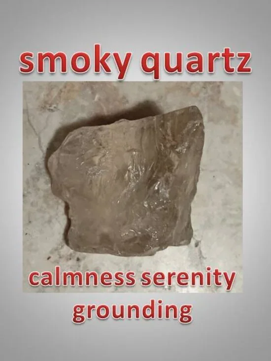 #10 Smoky Quartz stone crystal mineral chunk  Protection Calming Grounding