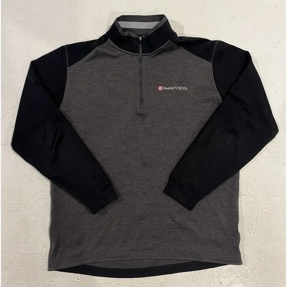 Nike Golf  1/4‎ Zip Pullover Sweatshirt Men's Sz XL Gray Dri Fit 509095-010