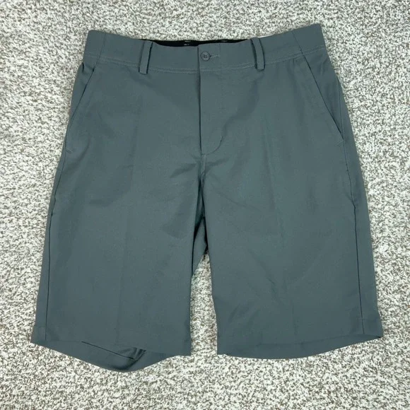 Nike Golf Shorts Mens 30 Gray Dri-FIT Standard Fit Performance Stretch Comfort‎
