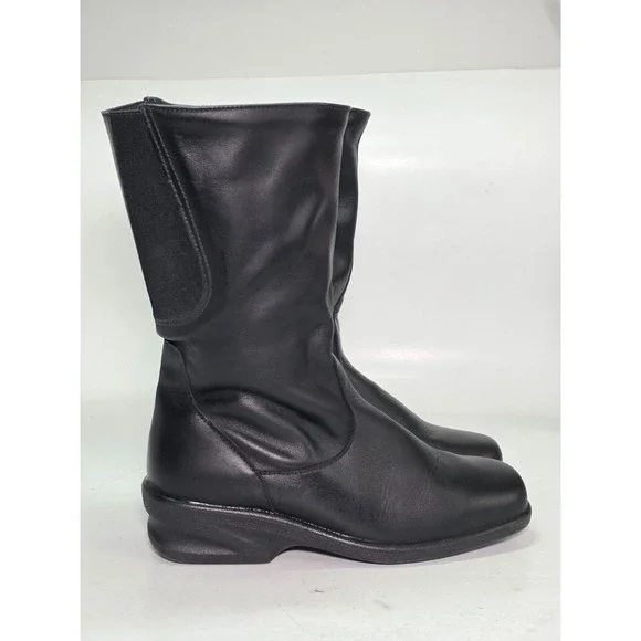 Toe Warmers Women's Boots‎ Size 9.5 Black Leather Zip Winter Shoes Canada