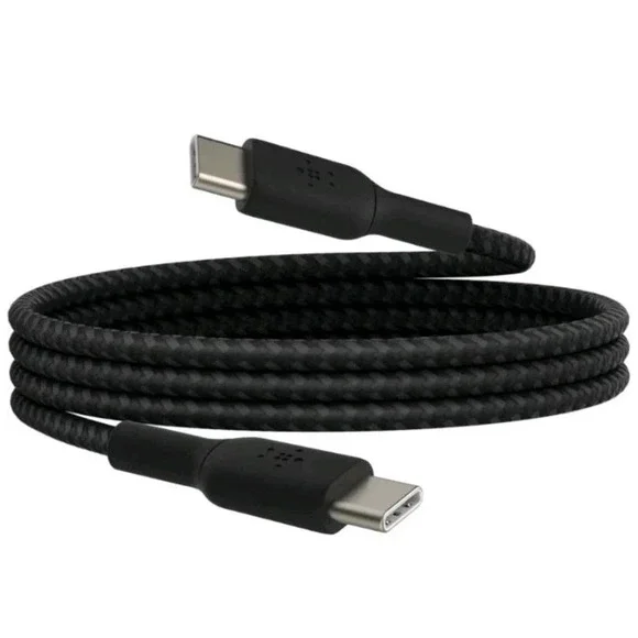 Belkin BoostCharge Braided USB-C to USB-C Cable (1M/3.3ft) Black