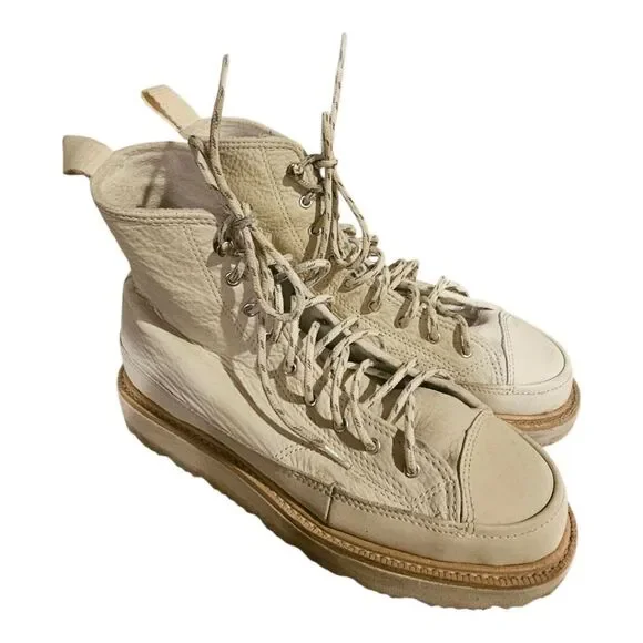CONVERSE CHUCK TAYLOR Crafted Leather Boots - Size‎ 6 1/2