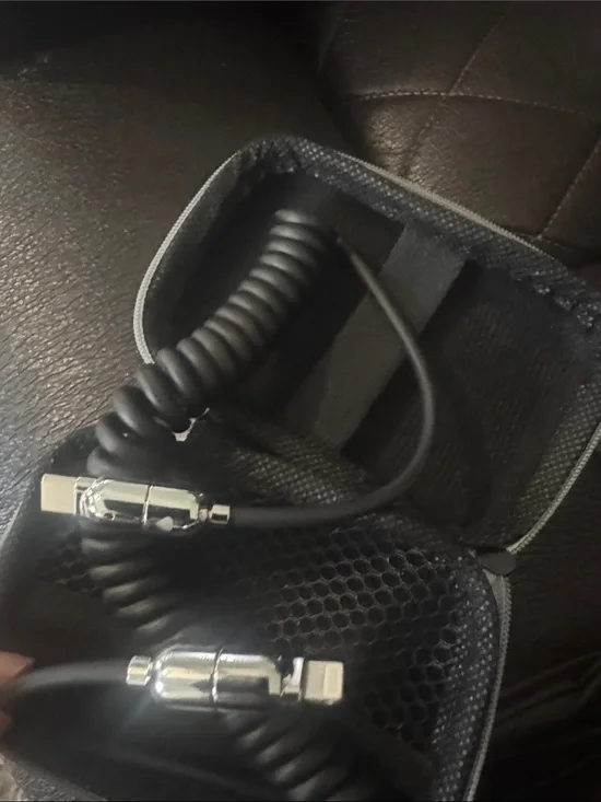Coiled USB-C to Charging Cable - Fast Charger