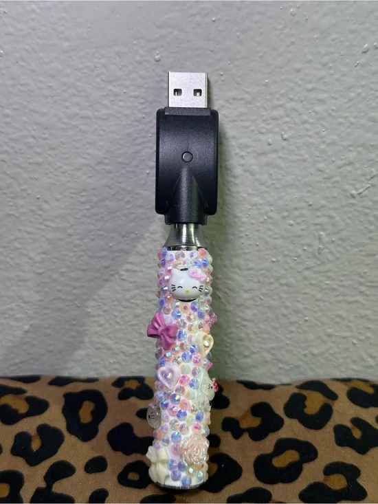 Pastel Kitty Garden — 650mAh battery pen charger