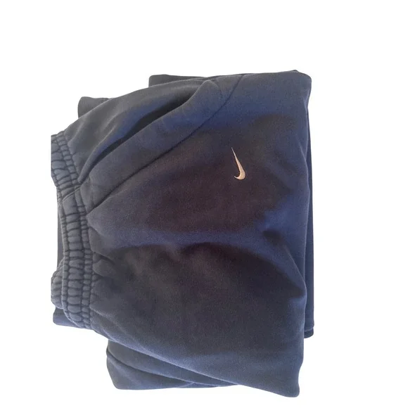 Nike Sweatpants Mens XL Navy‎ Blue Sportswear Fleece Embroidered Swoosh Joggers