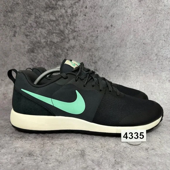 Nike Elite Shinsen Mens Size 11 Dark Grey Green Glow Sneakers 801780-030 Low Top