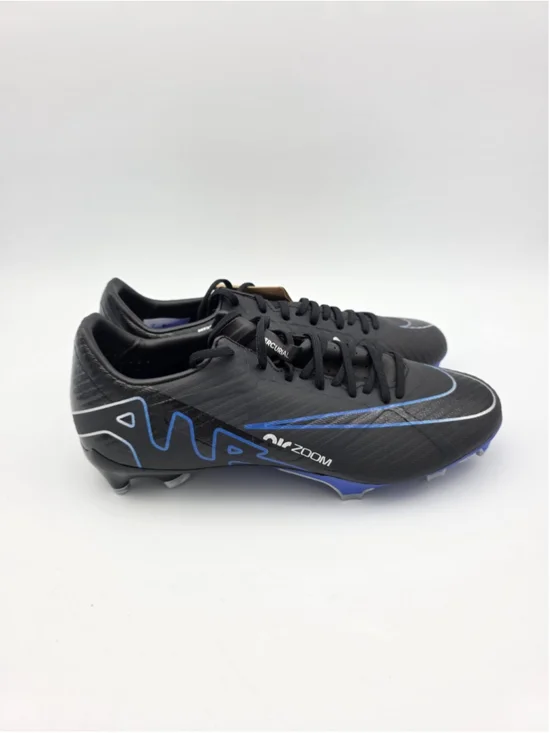 Nike Zoom Mercurial Vapor 15 Academy Fg/Mg Black-Royal Blue Sz 6.5 DJ5631-040