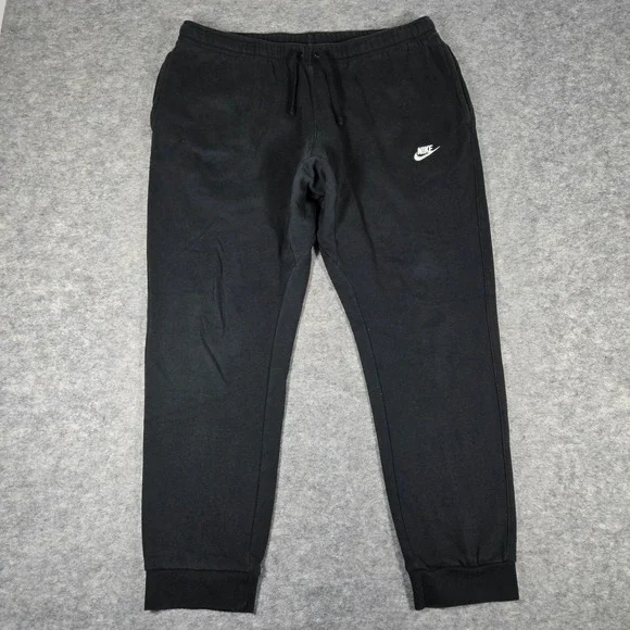 Nike Mens Black‎ Sportswear Fleece Jogger Sweatpants XXL