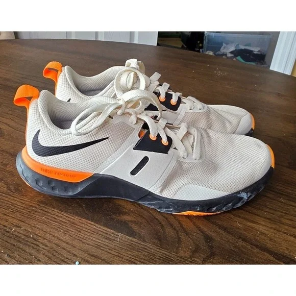 Nike Renew Retaliation TR Training Shoes Men's size 8 Pale Ivory/Black AT1238-10