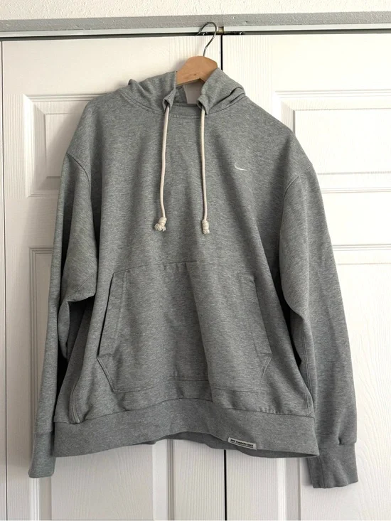 Nike Gray Hooded Pullover Sweatshirt