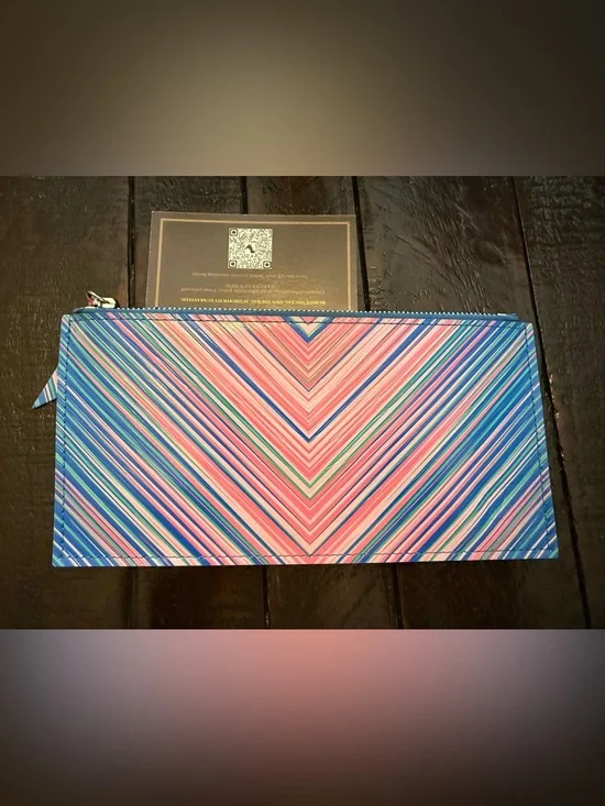 Authentic Louis Vuitton Pouch - Pink & Blue