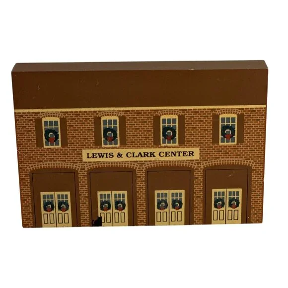 VTG‎ Cats Meow Village 1993 Lewis & Clark Center St Charles Christmas Series