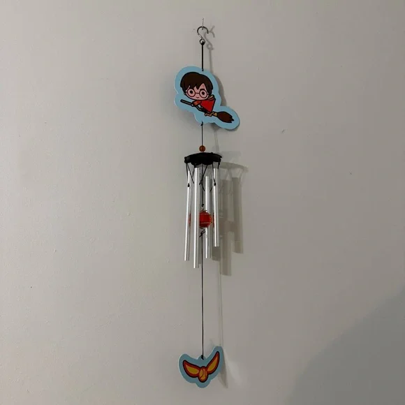 Harry Potter Quidditch Wind Chime Golden Snitch Decor