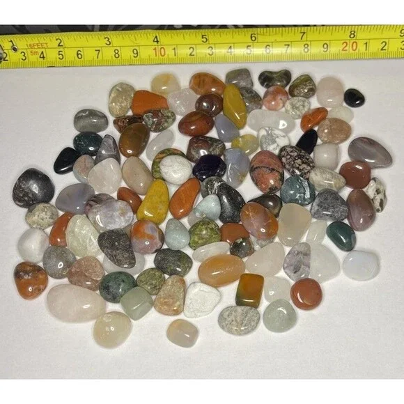 11.9 oz Small Polished Stones Crystals For Reiki Healing
