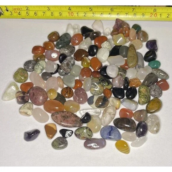 11.8 oz Small Polished Stones Crystals For Reiki Healing