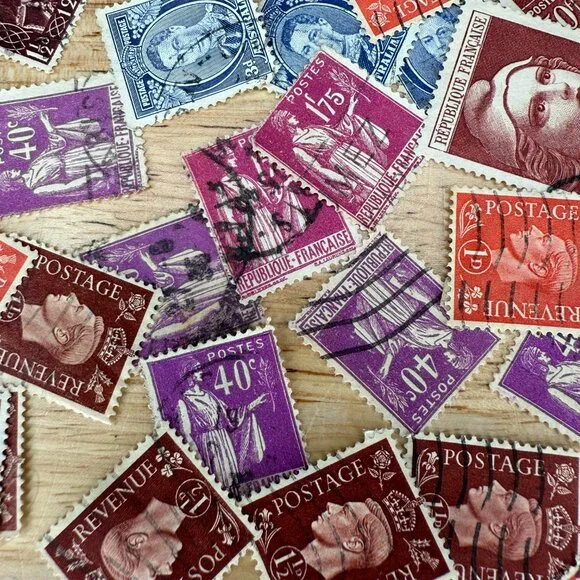 Antique Stamps 50+ From 10+ Countries, Crafts, DIY,‎ Collecting