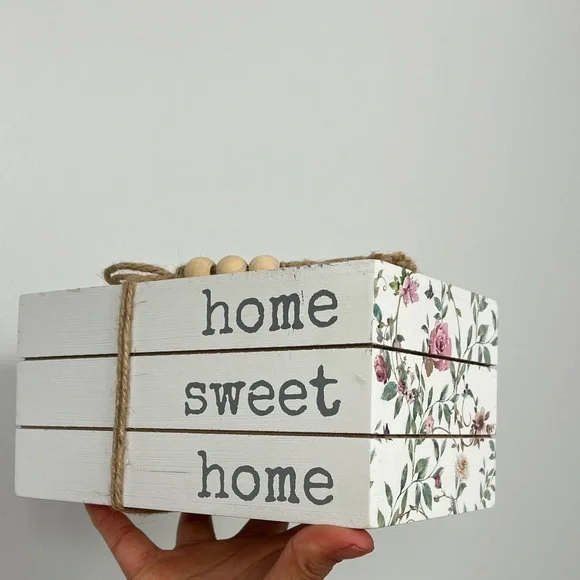Floral Home Sweet Home Decorative Box